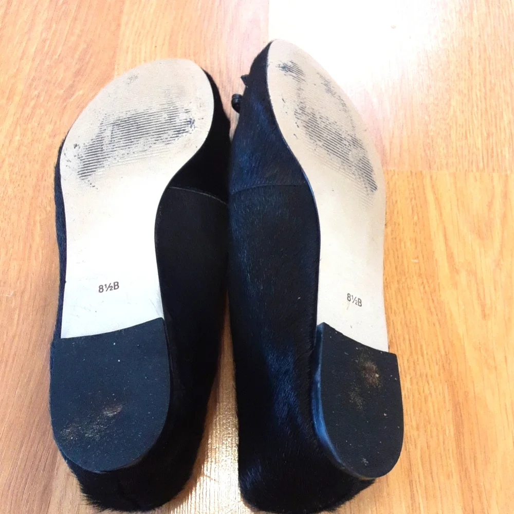 Talbots Faux Calf Hair Flats - Picture 4 of 8